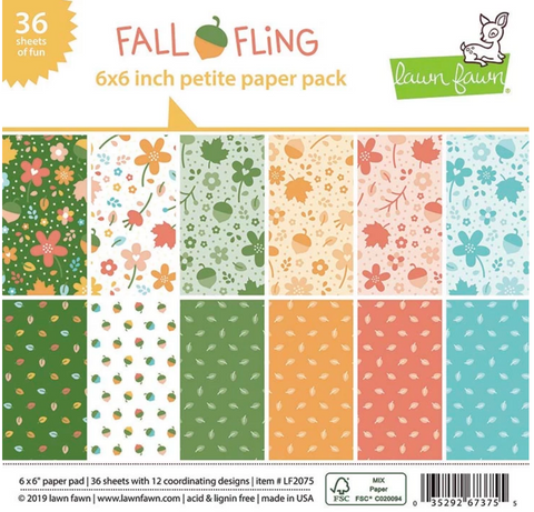 Fall Fling Petite Paper Pack, Lawn Fawn