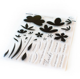 Simple Blossoms Stamp Set, Pinkfresh Studio