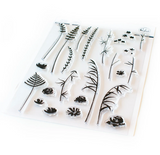 Wild flower Sketches Stamp Set, Pinkfresh Studio
