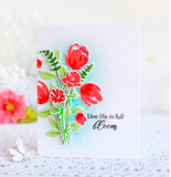 Wild flower Sketches Stamp Set, Pinkfresh Studio
