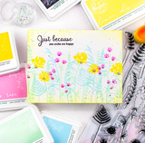 Wild flower Sketches Stamp Set, Pinkfresh Studio