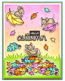 Scripty Autumn Sentiments Stamp Set, Lawn Fawn