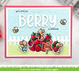 How You Bean? Strawberries Add-On Stamp Set, Lawn Fawn