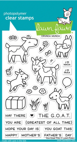 You Goat This Stamp Set, Lawn Fawn