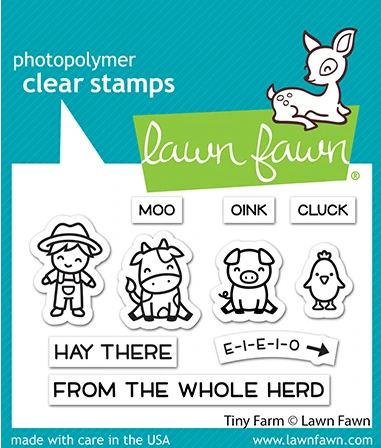 Tiny Farm Stamp Set, Lawn Fawn