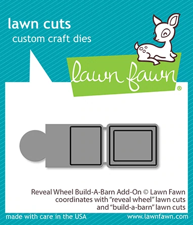 Reveal Wheel Build-A-Barn Add-On Dies, Lawn Fawn