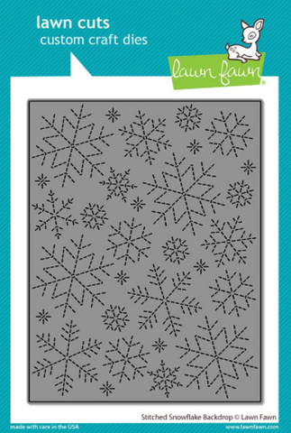 Stitched Snowflake Backdrop Dies, Lawn Fawn