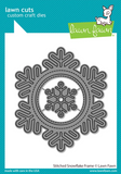 Stitched Snowflake Frame Dies, Lawn Fawn